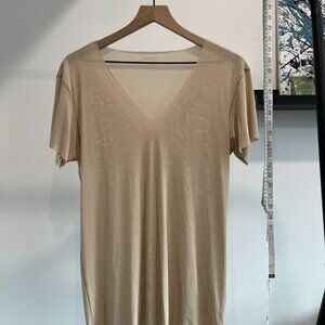 Mesh Short-Sleeve V-Neck Shirt